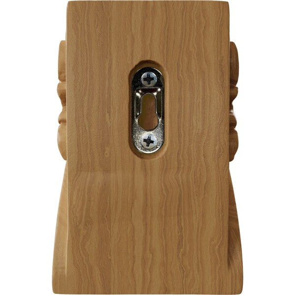 Ekena Millwork 3 1/4"W x 2 3/4"D x 5"H Medium Acanthus Leaf Block Corbel, Cherry - CORW03X03X05BACH