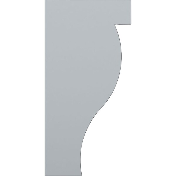 Ekena Millwork 6"W x 10 3/4"D x 5 1/4"H Temple Bracket - BKT06X10X05TE