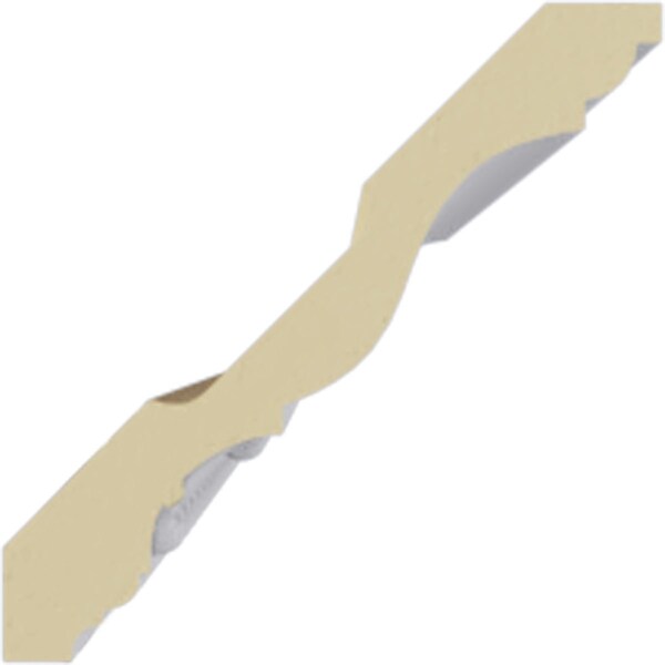Ekena Millwork Polyurethane, 94-1/2 in L, 4-1/4 in H, Factory Primed - MLD04X04X06CT