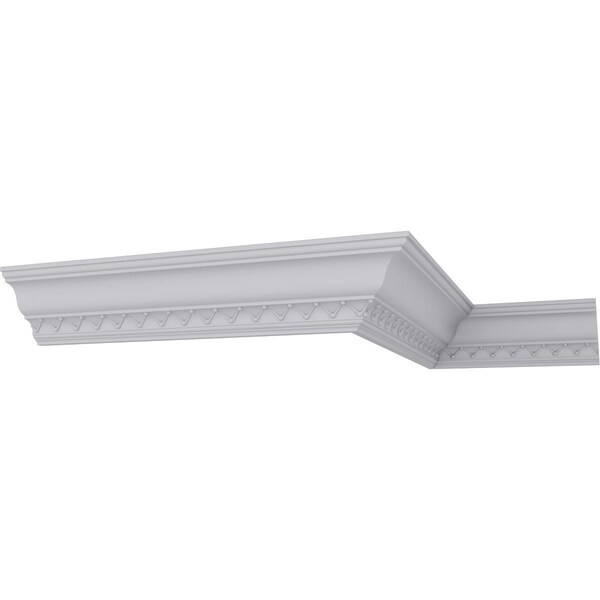 Ekena Millwork Polyurethane, 94-1/2 in L, 4-1/4 in H, Factory Primed - MLD04X04X06CT