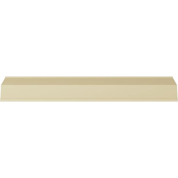 Ekena Millwork 5 1/8"H x 3 1/2"P x 6 1/8"F x 94 1/2"L, (3 3/4" Repeat), Iris Crown Moulding - MLD05X03X06IS