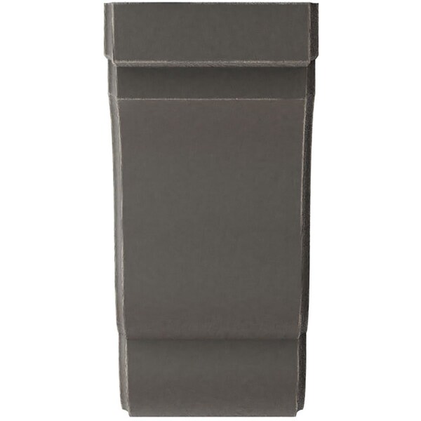 Ekena Millwork 3 1/2"W x 5"D x 7 1/2"H Bedford Wood Vintage Decor Bracket, Reclaimed Grey - BKTWD04X05X08BEGY