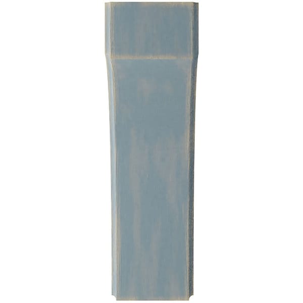 Ekena Millwork 3 1/2"W x 8"D x 12"H Clarksville Wood Vintage Decor Bracket, Driftwood Blue - BKTWD04X08X12CVBU