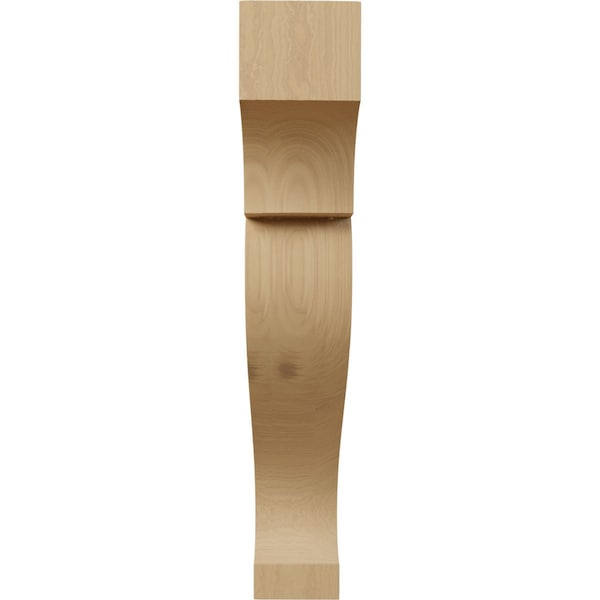 Ekena Millwork 4 1/2"W x 15 1/2"D x 26"H Jumbo Rockport Wood Corbel, Cherry - CORW05X16X26RKCH