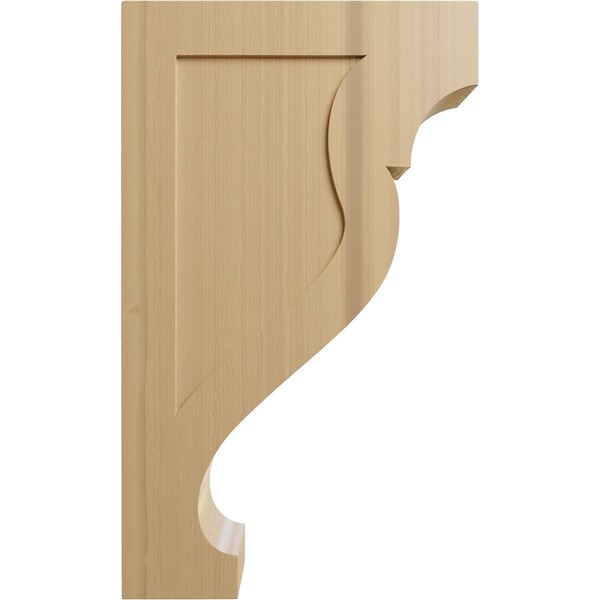Ekena Millwork 4 1/2"W x 15 1/2"D x 26"H Jumbo Rockport Wood Corbel, Cherry - CORW05X16X26RKCH