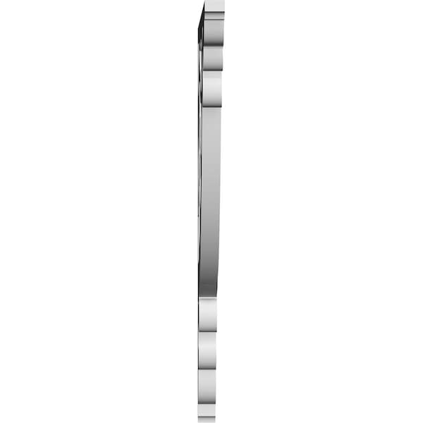 Ekena Millwork Wagon Wheel Architectural Grade PVC Bracket, 5/8"W X 8"D X 14"H - BKTP01X08X14WW
