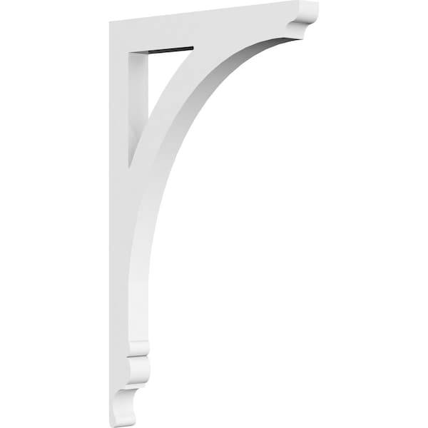Ekena Millwork Legacy Architectural Grade PVC Bracket, 5/8"W X 5 1/2"D X 9"H - BKTP01X05X09LE