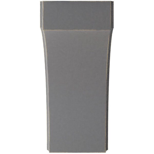 Ekena Millwork 5 1/4"W x 10"D x 12"H Clarksville Wood Vintage Decor Bracket, Pebble Grey - BKTWD05X10X12CVPG