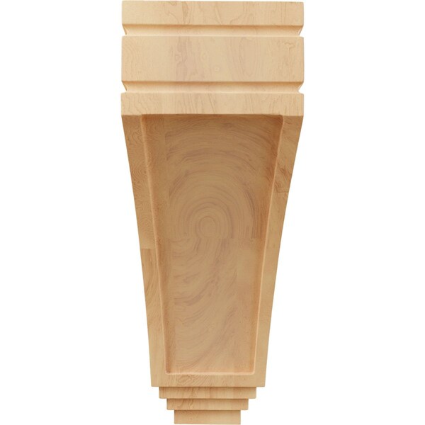 Ekena Millwork 5"W x 7 3/4"D x 14"H Large San Juan Wood Corbel, Red Oak - CORW05X07X14SJRO