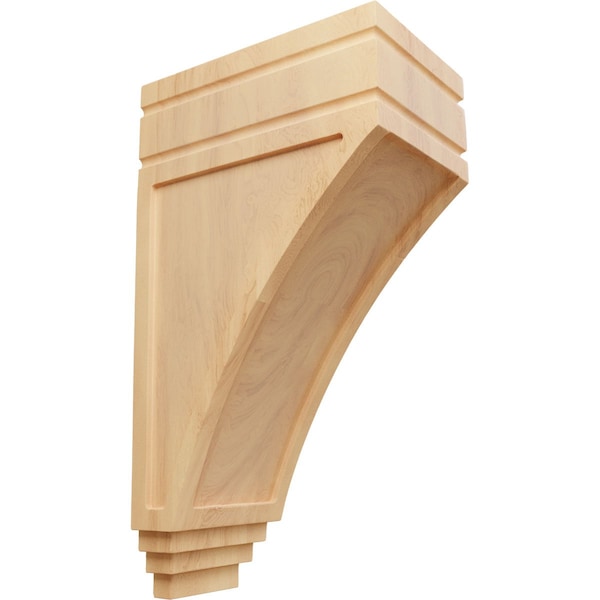 Ekena Millwork 5"W x 7 3/4"D x 14"H Large San Juan Wood Corbel, Red Oak - CORW05X07X14SJRO