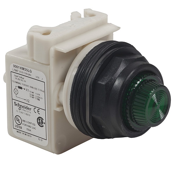 Indicador luminoso Schneider Electric, Rojo, 30 mm, LED - 9001SKP1LRR31