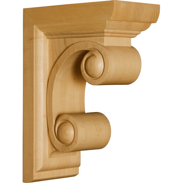 Osborne Wood Products 14 x 5 x 10 Galloway Transitional Bar Bracket in Soft Maple - 8715M