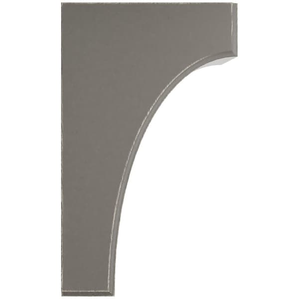 Ekena Millwork 5 1/4"W x 6"D x 10"H Clarksville Wood Vintage Decor Bracket, Reclaimed Grey - BKTWD05X06X10CVGY