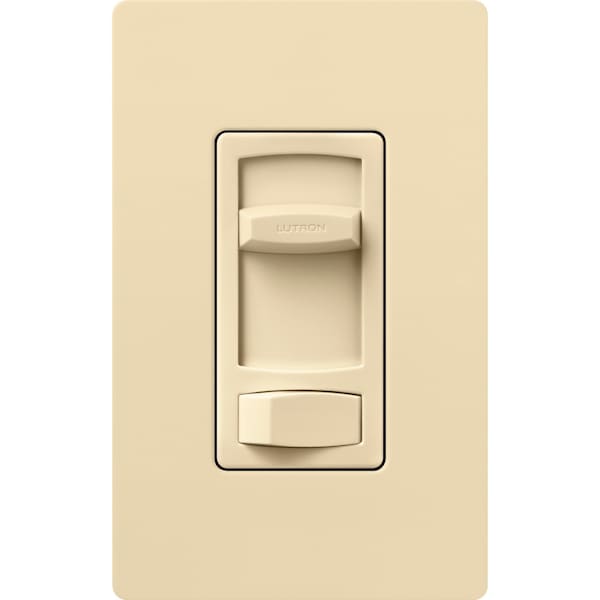 Lutron Fan Control, Slide, Rocker, 1.5Amp, Ivory - CTFSQ-F-IV