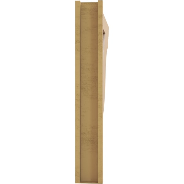 Ekena Millwork 6-in W x 40-in D x 40-in H Funston Trad Rough Cedar Woodgrain TimberThane Outlooker, Primed Tan - OUTUR060X40X40FST04RCPR