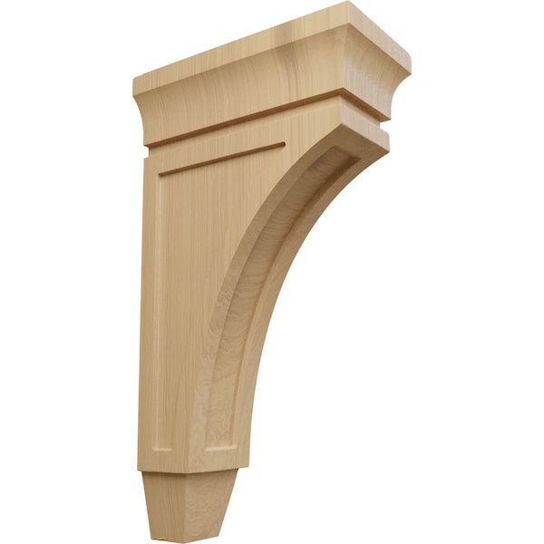Ekena Millwork 5"W x 10"D x 18"H Extra Large Lucan Wood Corbel, Cherry - CORW05X10X18LUCH