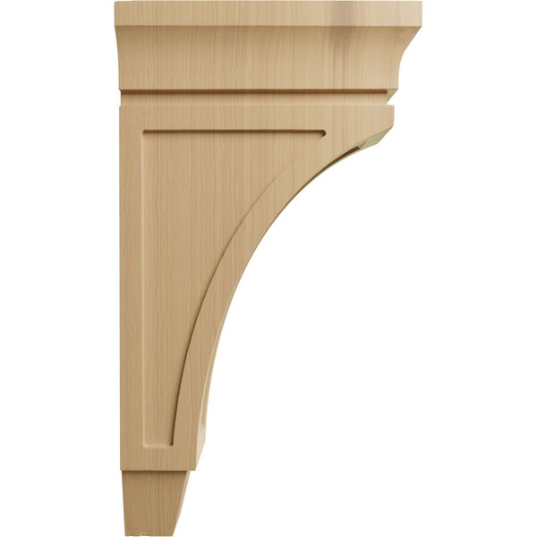 Ekena Millwork 5"W x 10"D x 18"H Extra Large Lucan Wood Corbel, Cherry - CORW05X10X18LUCH