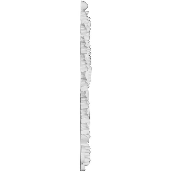 Ekena Millwork 2 3/8"W x 6 7/8"H x 5/8"P Ashford Leaf Onlay - ONL02X07X01AS