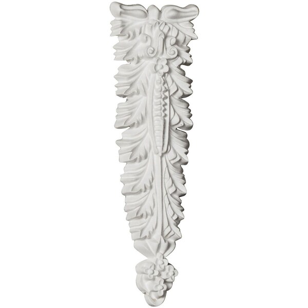 Ekena Millwork 2 3/8"W x 6 7/8"H x 5/8"P Ashford Leaf Onlay - ONL02X07X01AS