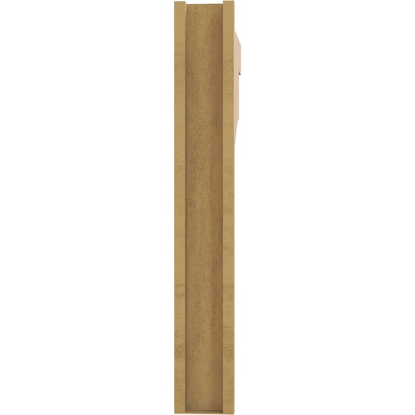 Ekena Millwork 5 1/2-in W x 26-in D x 38-in H Balboa Block Rough Cedar Woodgrain TimberThane Outlooker, Primed Tan - OUTUR055X26X38BOA44RCPR
