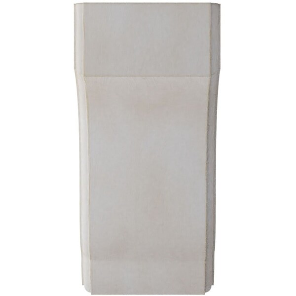 Ekena Millwork 4 3/4"W x 5 1/2"D x 10"H Capistrano Mission Wood Vintage Decor Corbel, Chalk Dust White - CORWD04X05X10CPWH