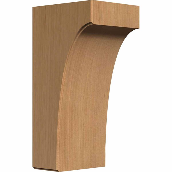 Ekena Millwork 5 1/4"W x 6"D x 12"H Clarksville Bracket, Cherry - BKTW05X06X12CVCH