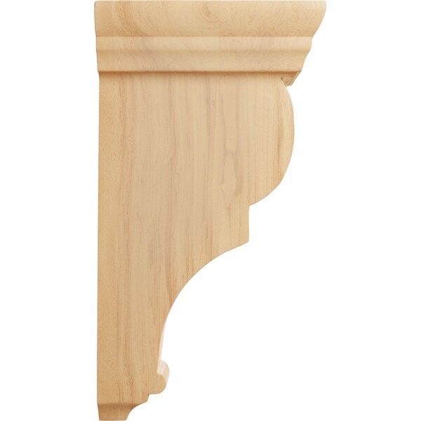 Ekena Millwork 3"W x 6 1/2"D x 12"H Large Rojas Wood Corbel, Red Oak - CORW03X06X12RJRO