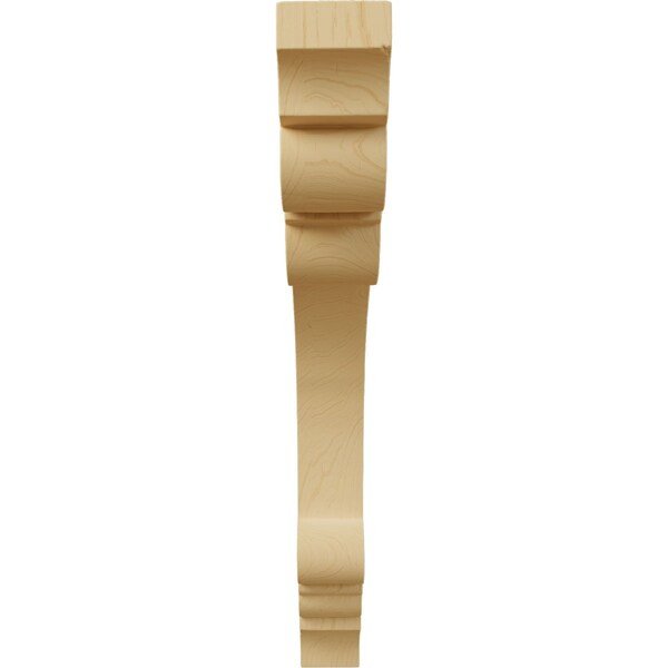 Ekena Millwork 1 1/2"W x 10"D x 12"H Large Ellis Wood Corbel, Alder - CORW02X10X12ELAL