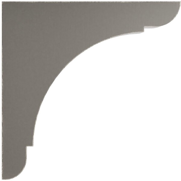 Ekena Millwork 1 3/4"W x 12"D x 12"H Extra Large Olympic Wood Vintage Decor Bracket, Reclaimed Grey - BKTWD01X12X12OLGY
