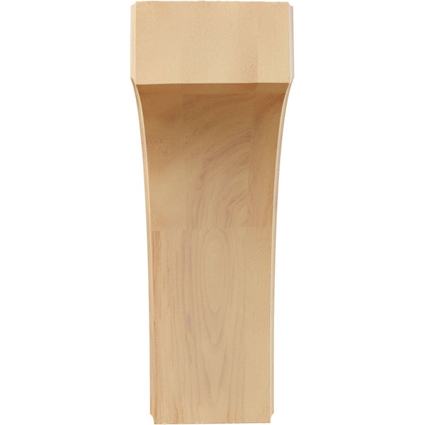 Ekena Millwork 3 1/2"W x 6"D x 10"H Clarksville Bracket, Red Oak - BKTW04X06X10CVRO