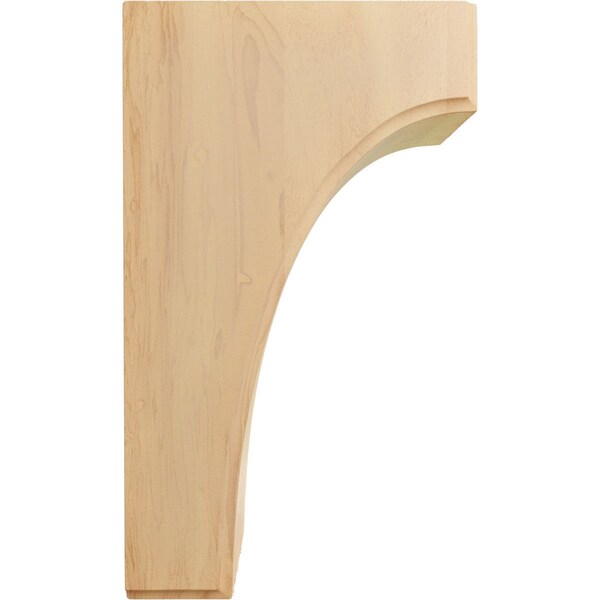 Ekena Millwork 3 1/2"W x 6"D x 10"H Clarksville Bracket, Red Oak - BKTW04X06X10CVRO