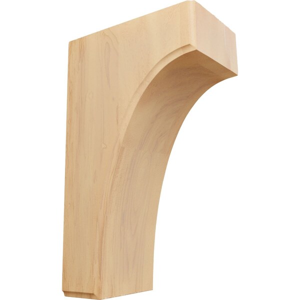 Ekena Millwork 3 1/2"W x 6"D x 10"H Clarksville Bracket, Red Oak - BKTW04X06X10CVRO