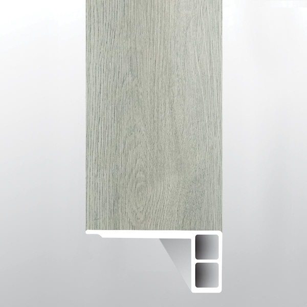 Msi LVT Trim, LVT, Gray-Light, 94 in L, 2.75 in W, Low Gloss - ZOR-LVT-TR-0703