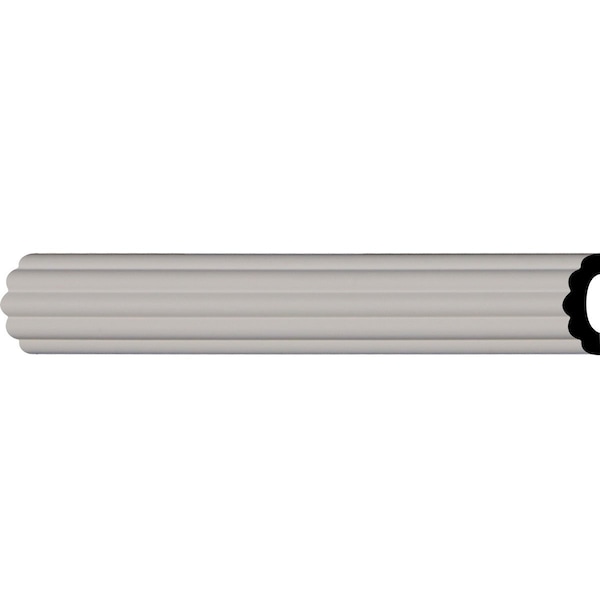 Ekena Millwork Panel Moulding, High Density Urethane, 96-1/4 in L, 2-1/8 in H - PML02X00RE