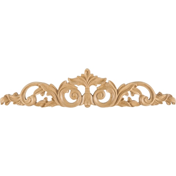 Hardware Resources 24" Wx3/4"Dx5"H Maple Acanthus Onlay - ONL-02-24MP