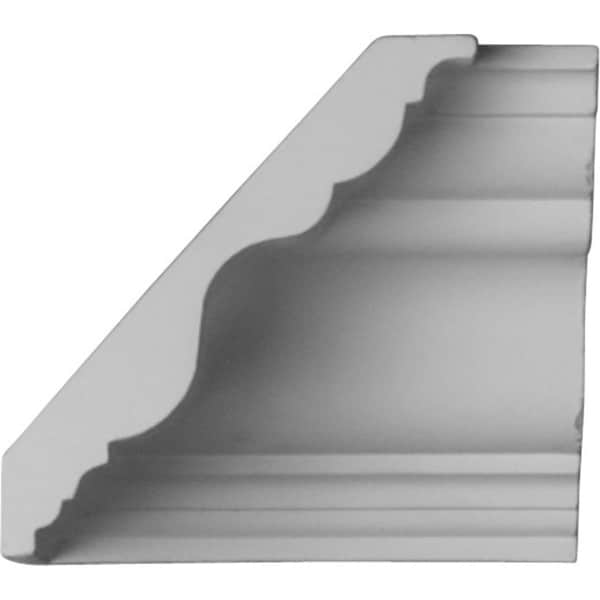 Ekena Millwork 3 7/8"P x 3 7/8"H Inside Corner Moulding (matches moulding MLD03X03X05DU) - MIC03X03DU