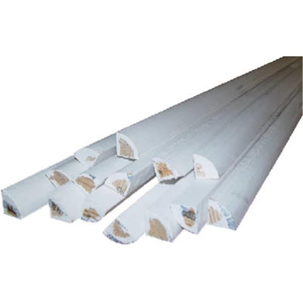 Dendesigns 0W105-93096C1 8 ft. Quarter Round Molding, 12PK - DE2179143