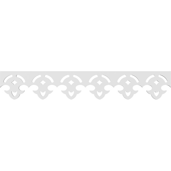 Ekena Millwork Madison Architectural Grade PVC Running Trim, 8"H x 5/8"P x 48"L - RUNP08X0625X48MAD