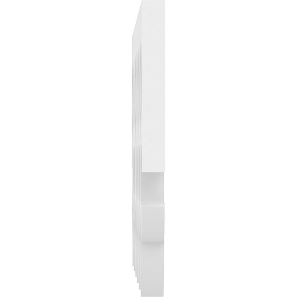 Ekena Millwork Madison Architectural Grade PVC Running Trim, 8"H x 5/8"P x 48"L - RUNP08X0625X48MAD