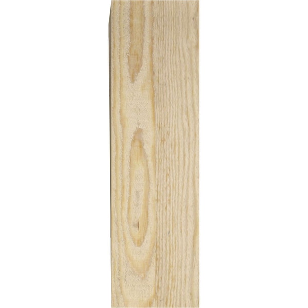 Ekena Millwork Thorton Traditional Rough Sawn Bracket, Douglas Fir, 4"W x 14"D x 14"H - BKT04X14X14THR01RDF