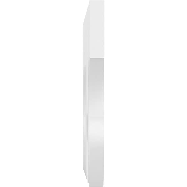 Ekena Millwork Gulliver Architectural Grade PVC Running Trim, 8"H x 5/8"P x 48"L - RUNP08X0625X48GUL