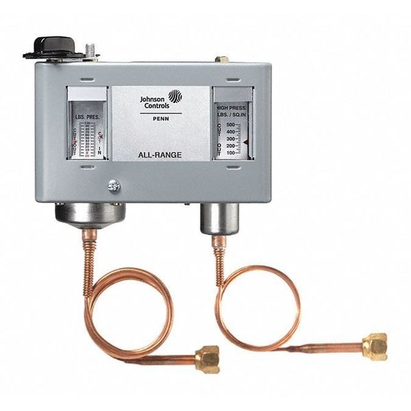Johnson Controls Dual Pressure Control, SPST - P70MA-18C