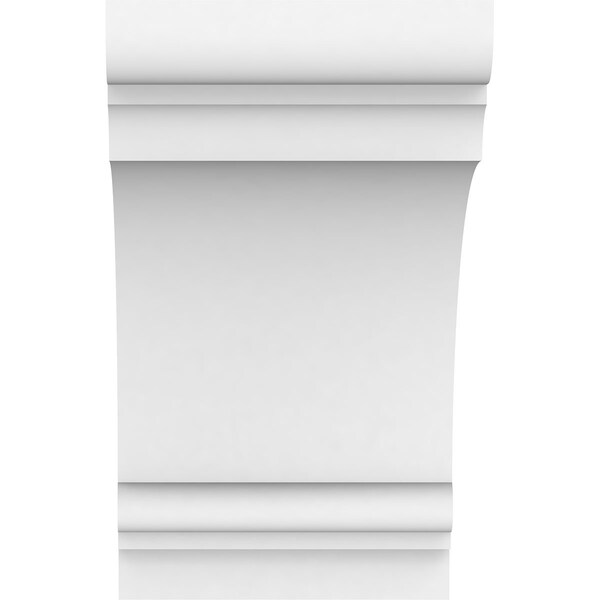 Ekena Millwork Standard Hughes Architectural Grade PVC Bracket, 3"W x 5"D x 5"H - BKTP03X05X05HUG