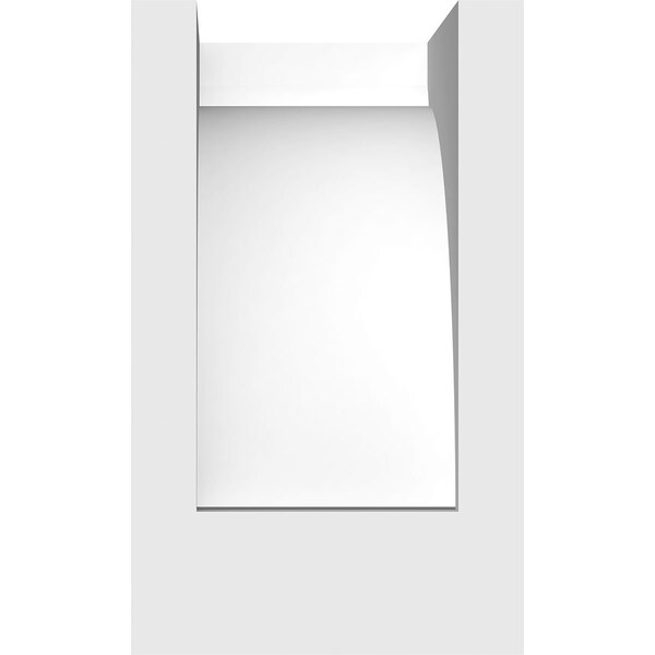 Ekena Millwork Standard Hughes Architectural Grade PVC Bracket, 3"W x 5"D x 5"H - BKTP03X05X05HUG
