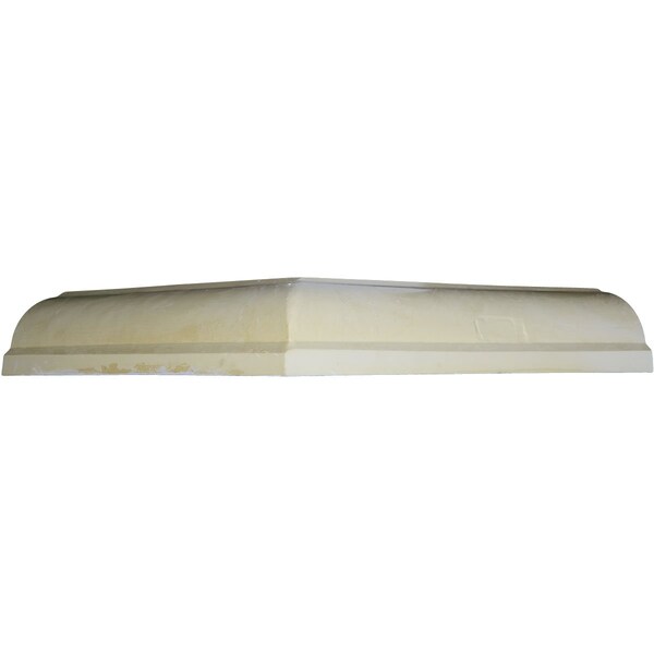 Ekena Millwork 5 3/8"H x 27 5/8"P Diane Crown Moulding Inside Corner - MIC28X05DI-2