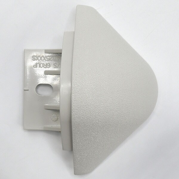 Acrovyn End Cap, PETG, Driftwood, 2 in L, 4 in H - BG10CAP262N