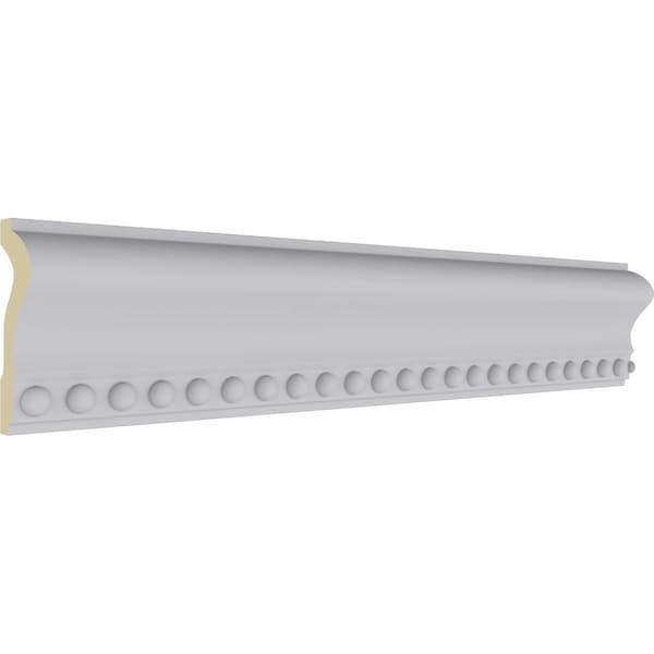 Ekena Millwork Chair Rail, High Density Urethane, 96 in L, 2-3/4 in H - MLD02X01ED