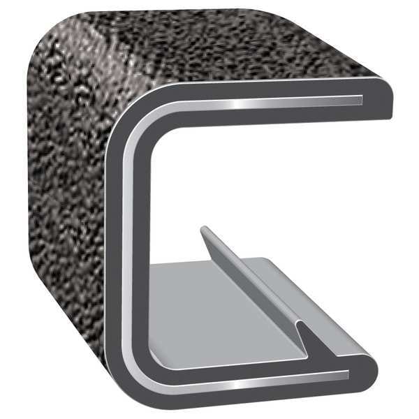 Trim-Lok Edge Trim Jumbo, Clip, 0.8 In W, 25 Ft - 2000SB3X5/8-25