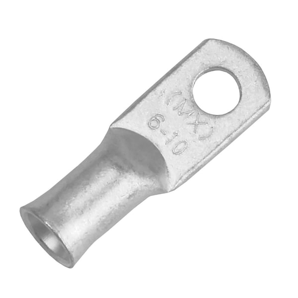 Pacer Tinned Lug 6 AWG - Tamaño de perno #10 - Paquete de 10 - TAE6-10R-10