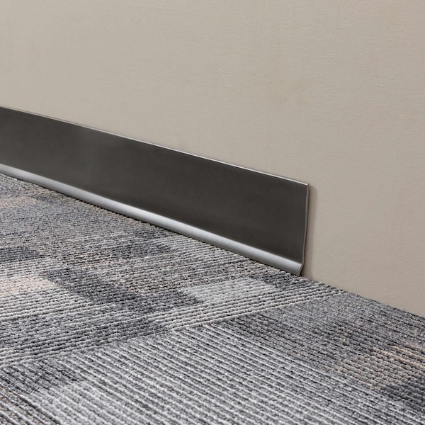 Mohawk Vinyl Cove Wall Base, Vinyl, Black Brown, 1440 in L, 4 in W - CVW03-099